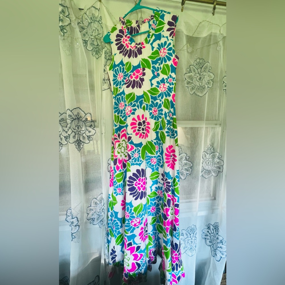 Vintage Floral Maxi Dress